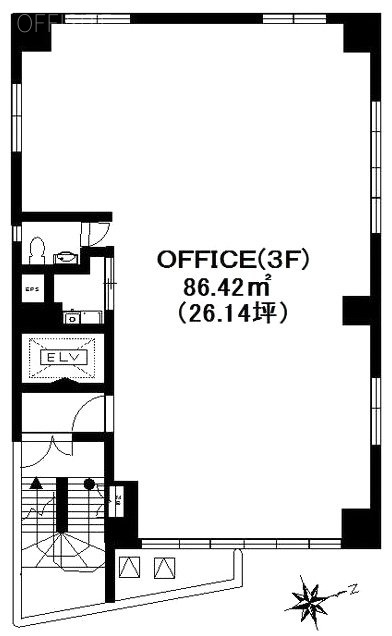 松永ビル3F 間取り図