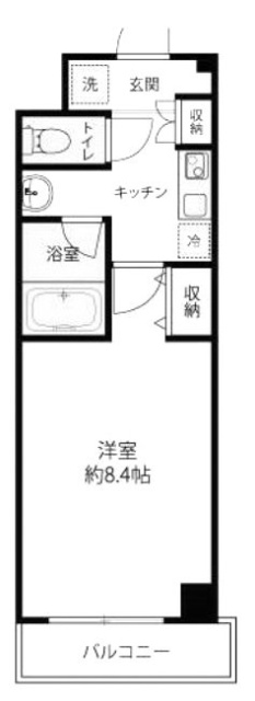 ヴィアレット原宿301 間取り図