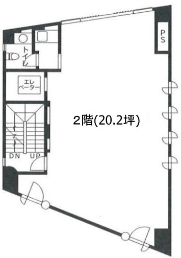 駒場友和ビル2F 間取り図