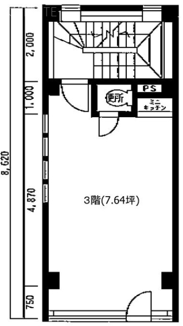 DKノアビル3F 間取り図