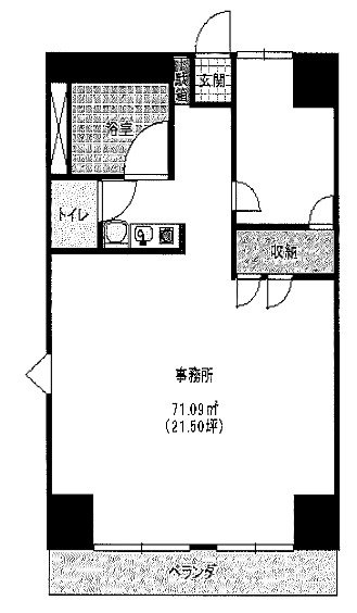 パーシモン・チバ301 間取り図