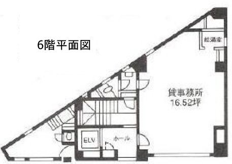 加藤ビル6F 間取り図