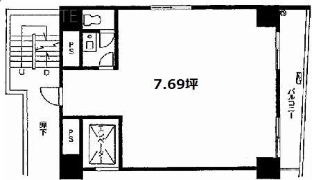 サニープラザ新宿御苑203 間取り図