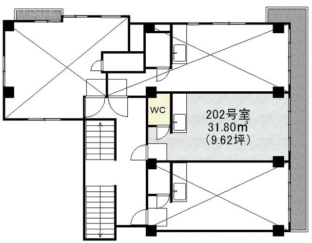 アビターレ原宿ビル202 間取り図