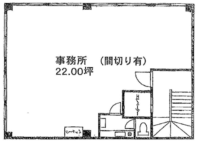 金子ビル3F 間取り図
