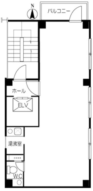 KS芝公園ビルⅡ4F 間取り図