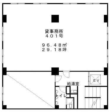 中外ビル401 間取り図