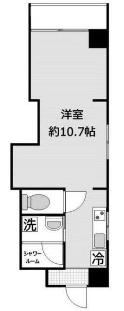 新一の橋ハイツ401 間取り図