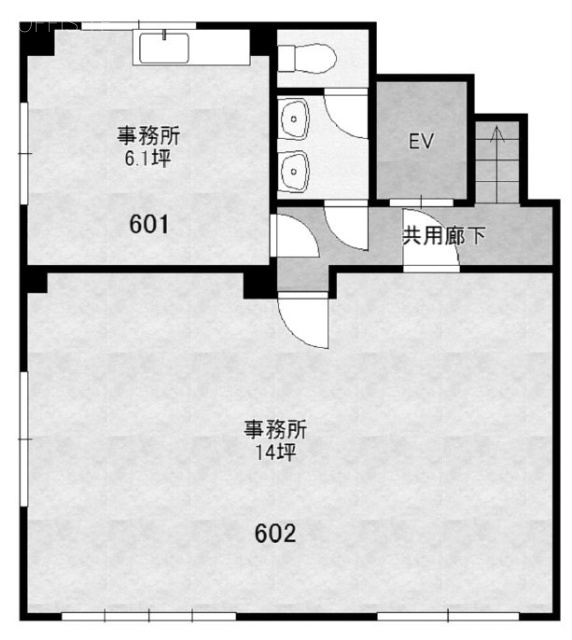 第一豊南ビル602 間取り図