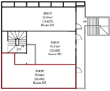 SP元麻布203 間取り図