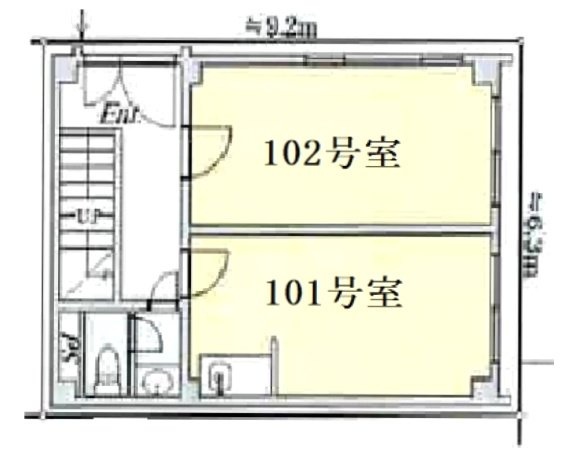 島崎ビル101 間取り図