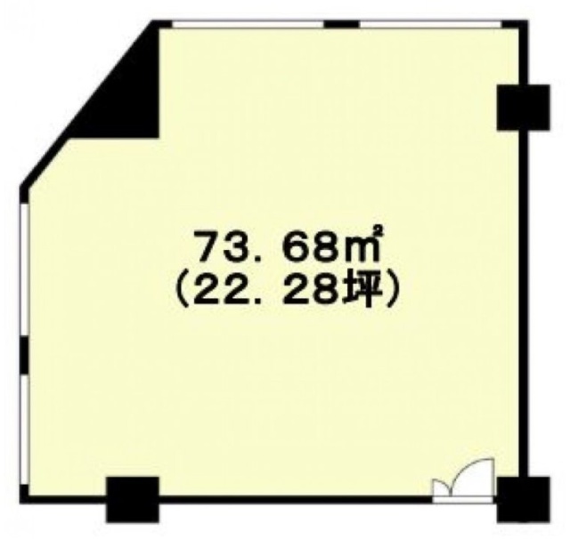 南海東京ビルディング2F 間取り図