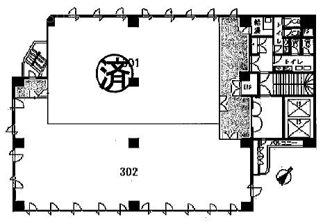 横溝ビル302 間取り図