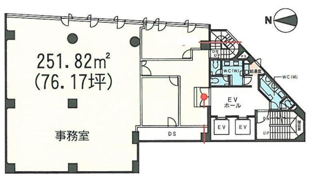 KDX秋葉原ビル5F 間取り図