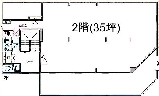 SAKAビル2F 間取り図