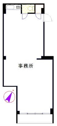 ふじコーポ東浅草102 間取り図