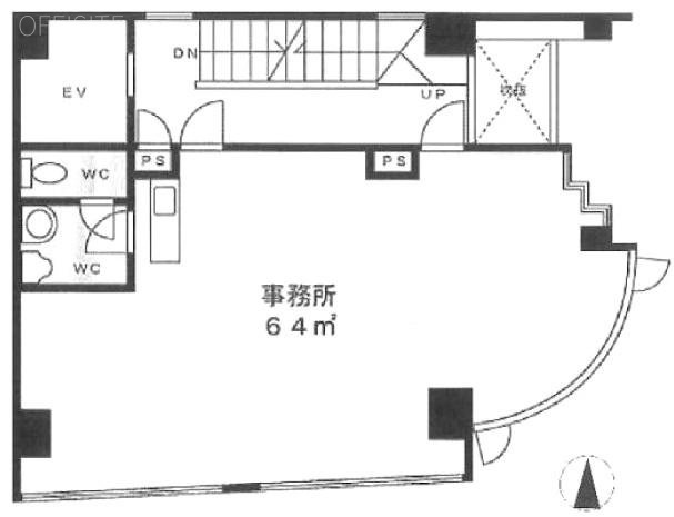第2浅井ビル2F 間取り図