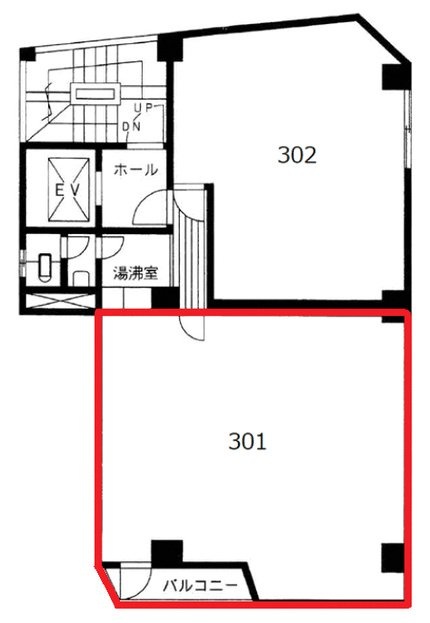結城ビル301 間取り図