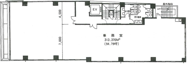 Daiwa小伝馬町ビル5F 間取り図