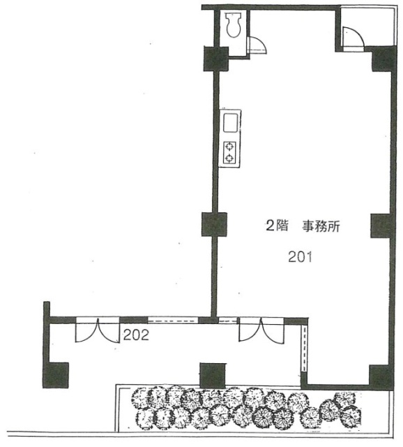 ドルミ五反田ドゥメゾン201 間取り図