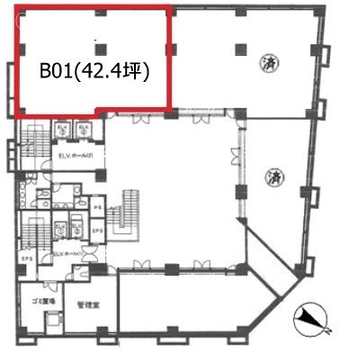 TK関内プラザ01 間取り図