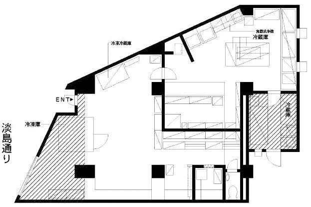 池尻ビル1F 間取り図