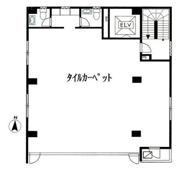 ハギワラ2F 間取り図