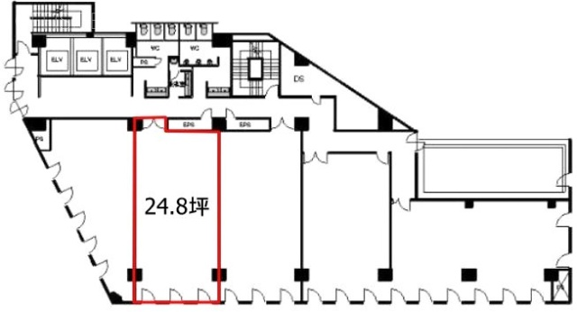 南品川Nビル9F 間取り図