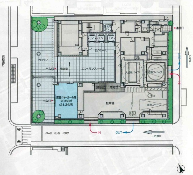 住友商事京橋ビル1F 間取り図