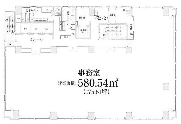 八重洲口大栄ビル10F 間取り図