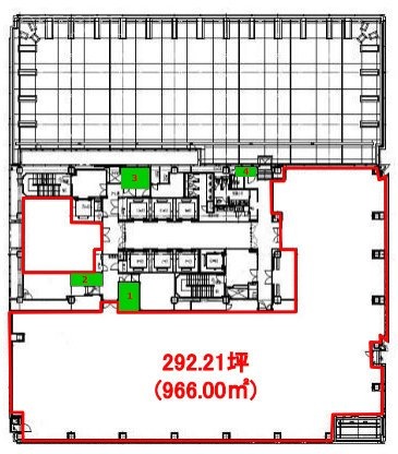 新宿マインズタワー19F 間取り図