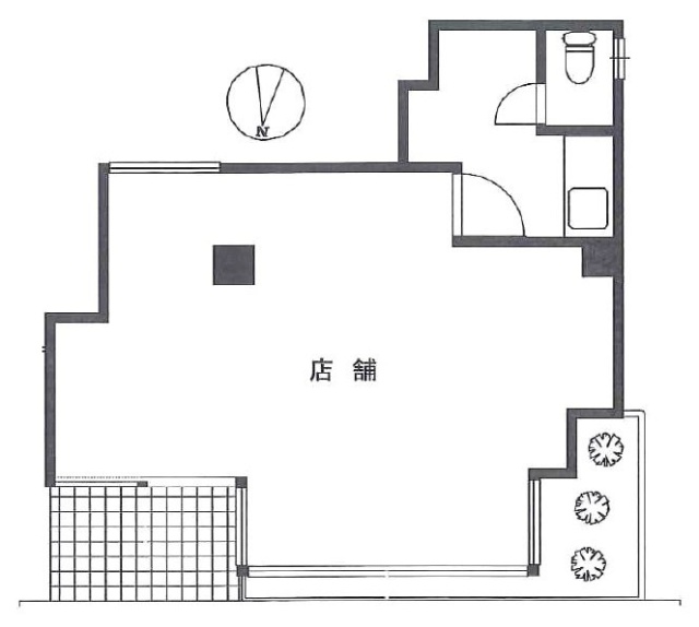 ケイズビル1F 間取り図
