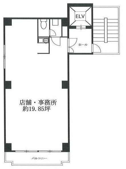 丸宗ビル3F 間取り図