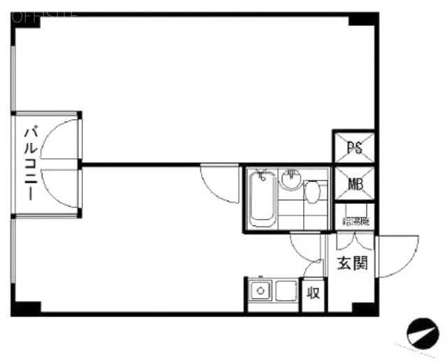 フォンテ六本木11F 間取り図