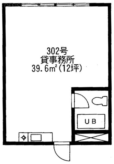 竹原ビル302 間取り図