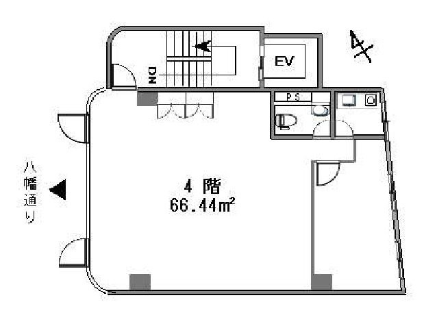 第3横芝ビル4F 間取り図