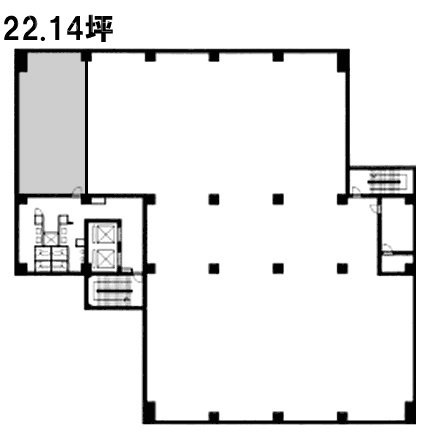 FUKIDE(葺手第1)ビル2F 間取り図