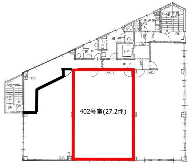 二俣川ビル402 間取り図