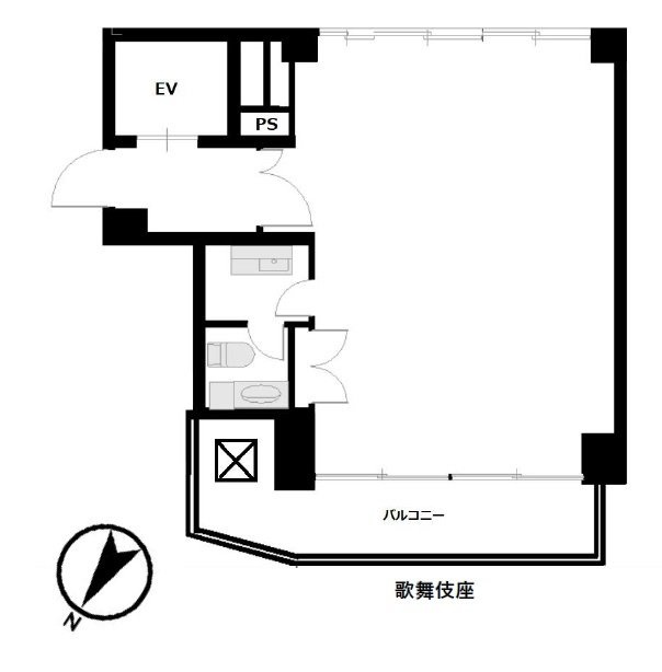 成和銀座ビル6F 間取り図