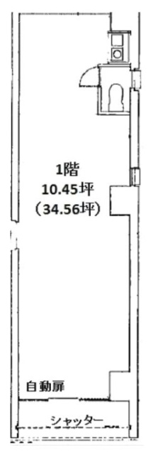 九段ウィズビル1F 間取り図