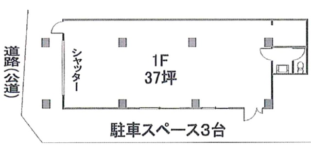 コマツビル1F 間取り図