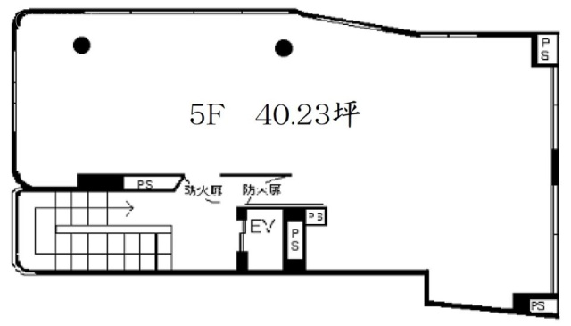 松戸秀永ビル5F 間取り図