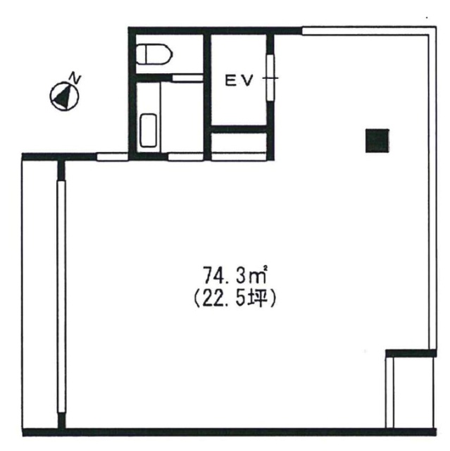 西麻布YKビル3F 間取り図