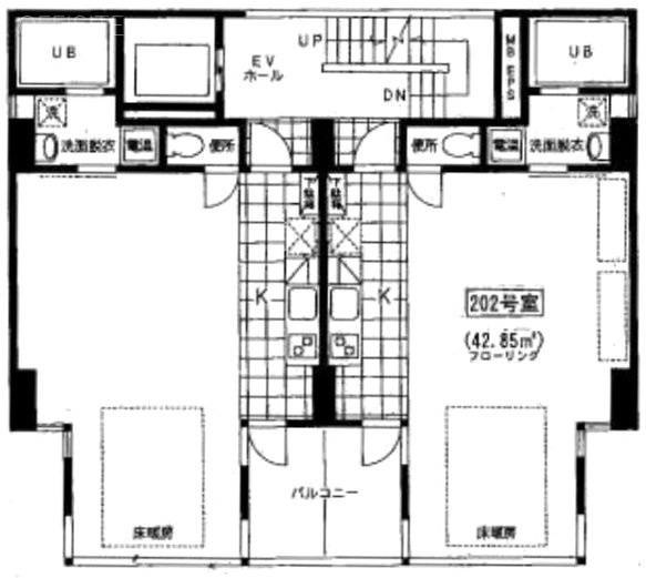 フォージットビル202 間取り図