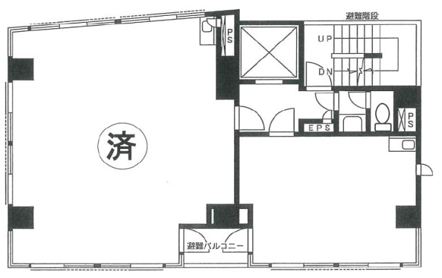 5セントラルビル301 間取り図