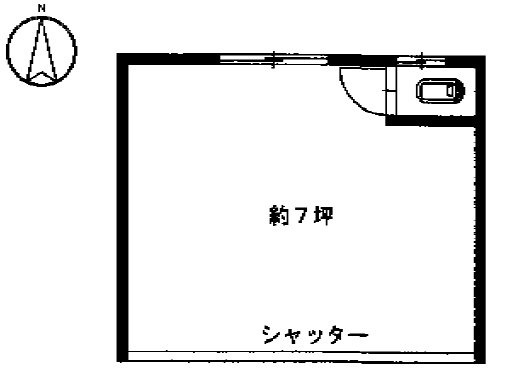 丸山ビル1F 間取り図