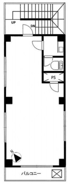 川田ビル6F 間取り図