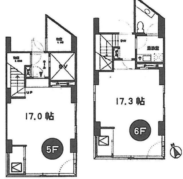 TIビル5F～6F 間取り図