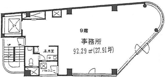 新宿ダイカンプラザビジネスタワー9F 間取り図