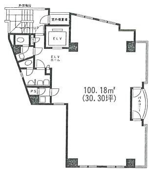 北新宿ユニオンビル7F 間取り図